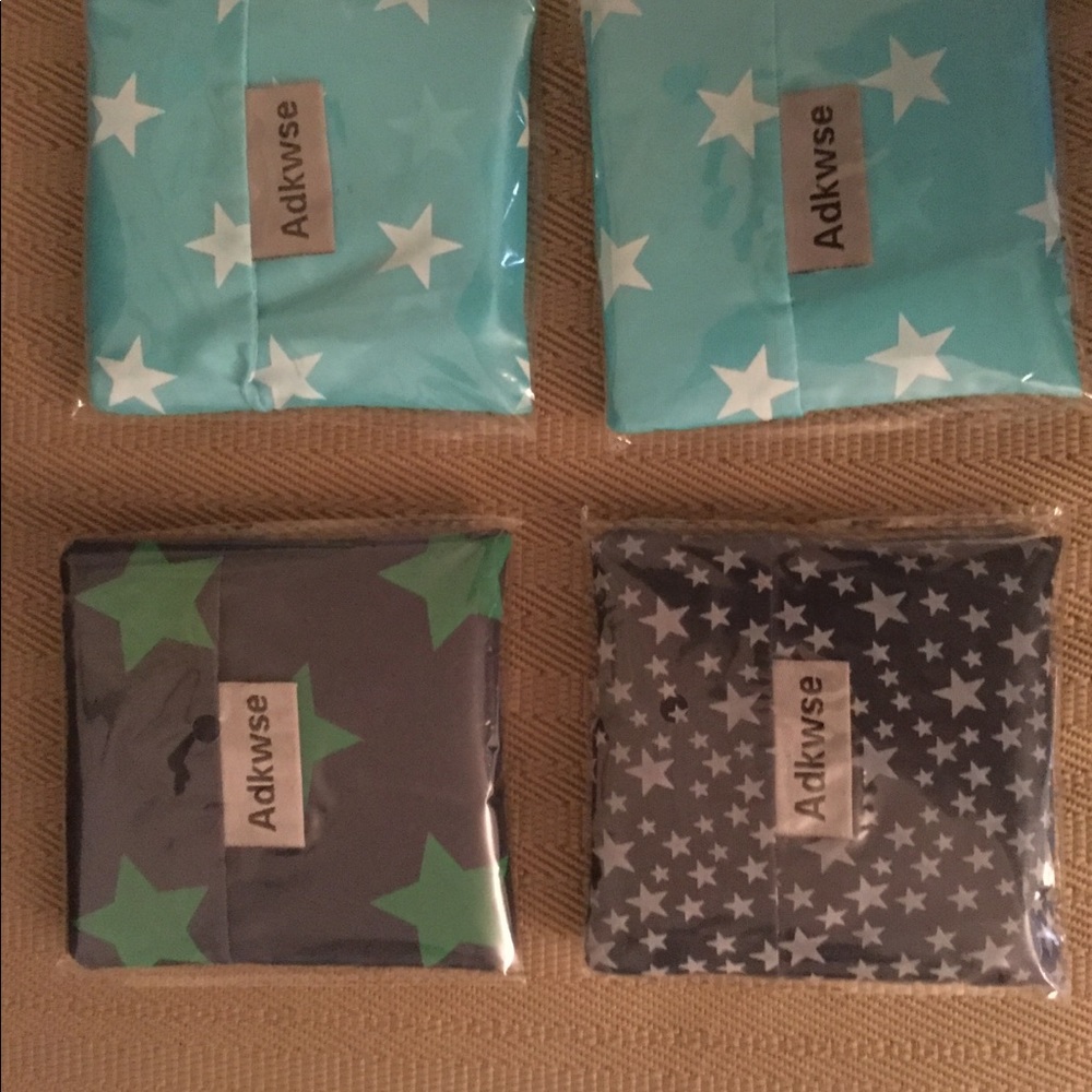 Adkwse reusable grocery bags